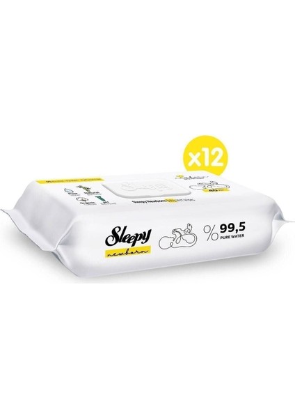 Yenidoğan Islak Bebek Havlusu 12X40 (480 Yaprak)