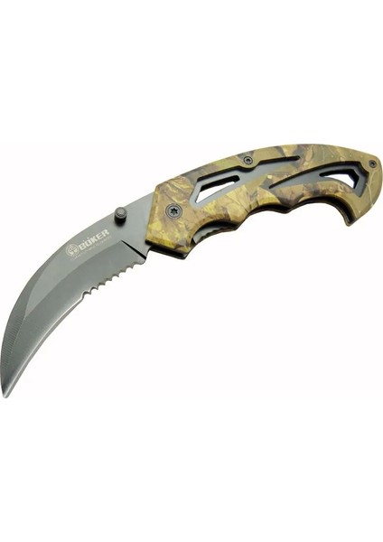 2-6 Kaarambit Outdoor Çakı 19 cm - Plastik Kamuflaj Saplı - MCT4218-1713