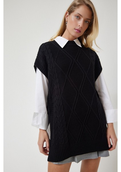 Bağlama Detaylı Oversize Triko Süveter fırsatları