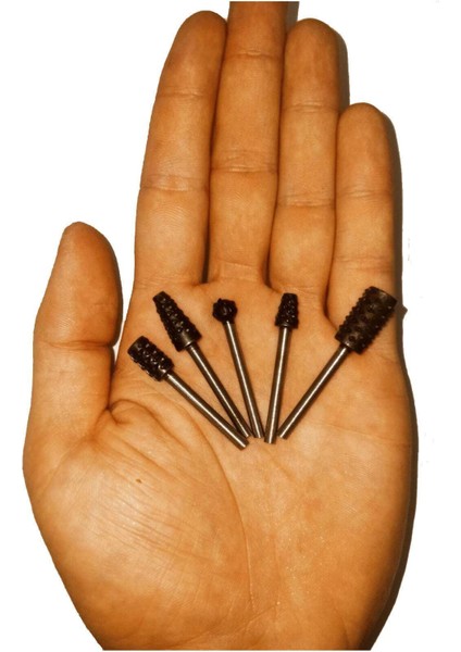 Gravür Mini Törpü Uçları 5 Parça Ahşap Mini Törpü Seti Gravür Makinalarına Uyumlu