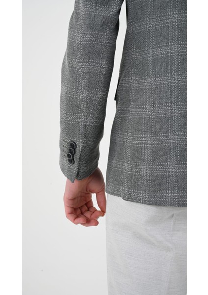 Slimfit Erkek Kruvaze Ceket Sivri Yaka Drop 6 Dokuma Kumaş modelleri