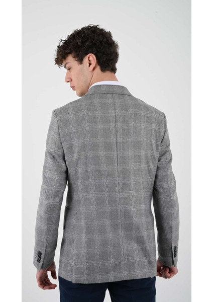 Slimfit Erkek Kruvaze Ceket Sivri Yaka Drop 6 Dokuma Kumaş modelleri