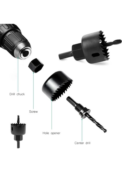Profesyonel 11 Parça Panç Seti Kartonpiyer Sunta Alçıpan Testere Takımı Kartonpiyer indirimleri
