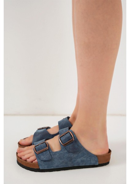 Unisex Ortopedik Terlik - Lacivert