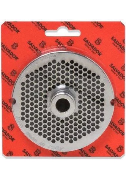 Salvador Inox Paslanmaz Kıyma Makinesi Aynası, Ağızı 42 No - 8 mm