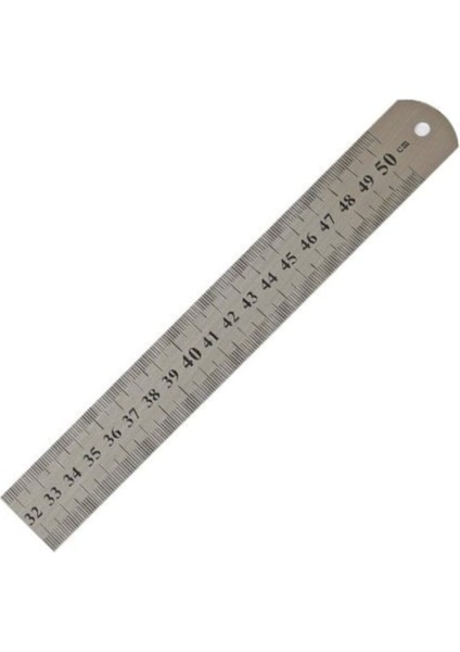 Çift Taraflı Çelik Cetvel 500 x 30 mm