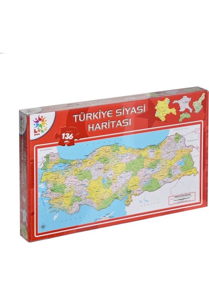 Fırsat Byr Türkiye Siyasi Haritası Puzzle Yeni