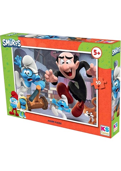 Fırsat Byr Ks Games Şirinler 50 Parça Puzzle Yeni