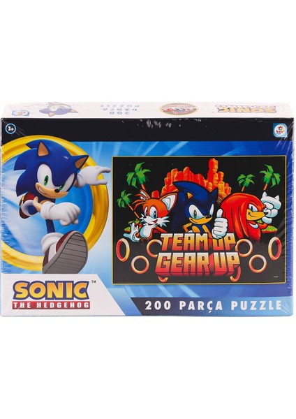 Fırsat Byr SO0053 Sonic 200 Parça Puzzle -Laçokids Yeni