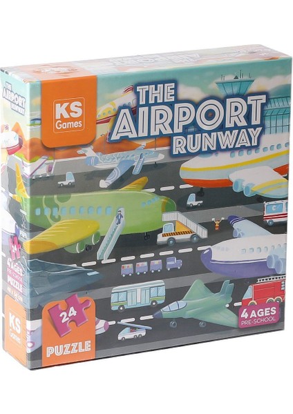 Fırsat Byr Prs 32707 The Airport Runway Pre School Puzzle -Kspuzzle Yeni