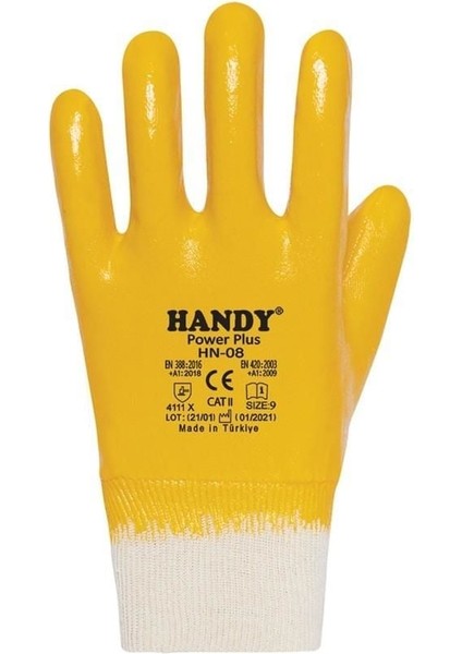 Fırsat Byr Handy Power Plus Hn-08 Tam Nitril Eldiven No: 10 Yeni