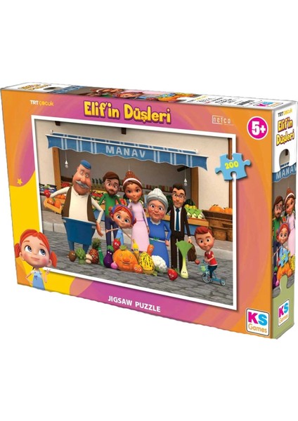 Fırsat Byr Ks Elif'in Düşleri 200 Parça Puzzle Yeni