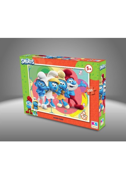 Fırsat Byr Smr 113 Smurf Şi̇ri̇nler 200 Prç Puzzle -Ks Yeni