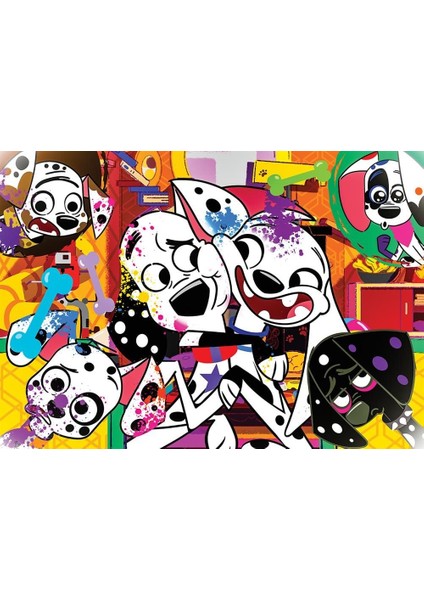 Fırsat Byr Dal 714 101 Dalmation Puzzle 100 -Ks Yeni