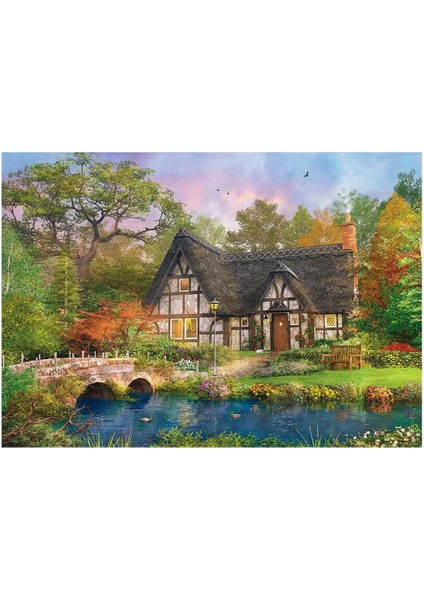 Fırsat Byr Ks The Stoney Bridge Cottage 2000 Parça Puzzle Yeni