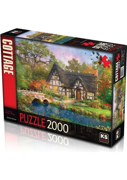 Fırsat Byr Ks The Stoney Bridge Cottage 2000 Parça Puzzle Yeni