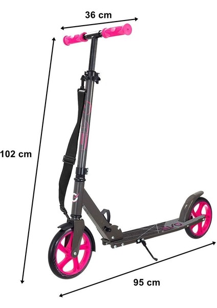 Fırsat Byr Fi Max 2 Tekerlekli Scooter Pembe Yeni