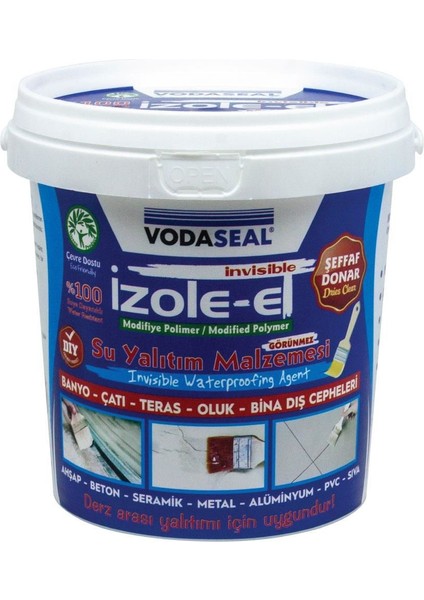 Fırsat Byr Vodaseal Izole Et Su Yalıtım Malzemesi Şeffaf 650 gr Yeni