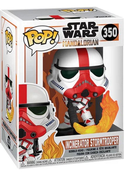 Fırsat Byr Pop! The Mandalorian Incinerator Trooper 45542 Yeni