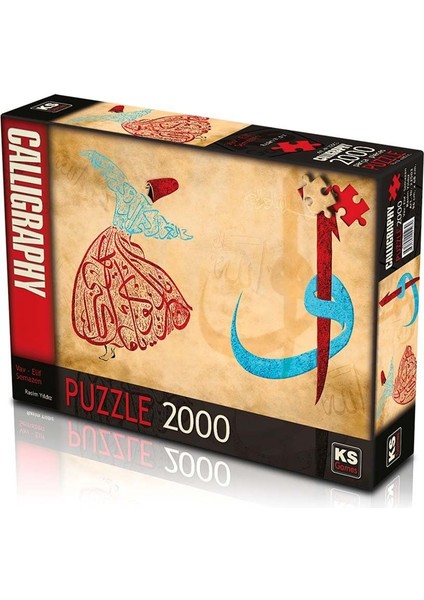 Fırsat Byr Ks Vav-Elif-Semazen 2000 Parça Puzzle Yeni