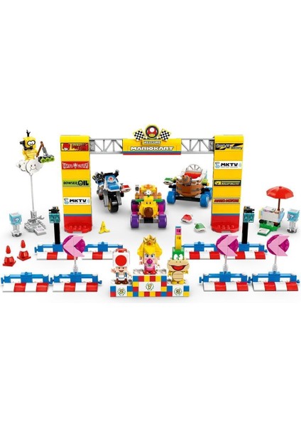 Fırsat Byr 72036 Super Mario - Peach ve Grand Prix Seti 823 Parça +8 Yaş Yeni