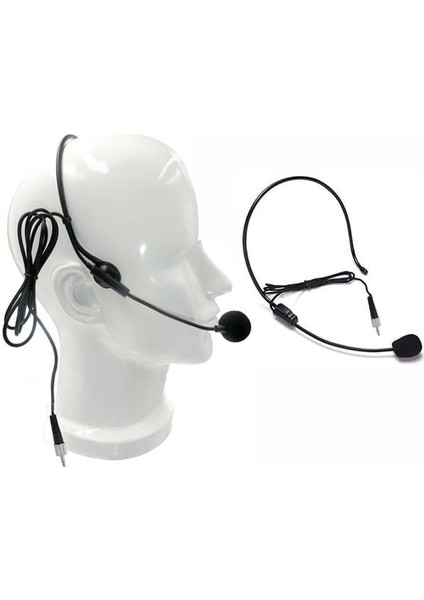 Fırsat Byr Osw W-2 kablolu 3.5 mm Vidalı Headset Telsiz Kafa Mikrofonu Yeni