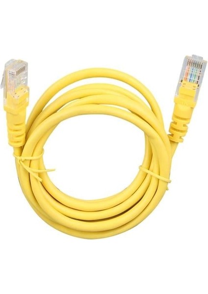 Powermaster Sarı 1.5 Metre Cat5 Ethernet Kablo (Refresh) Yeni