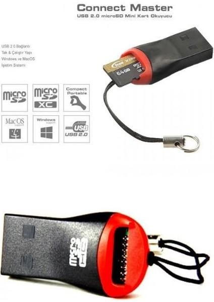 Fırsat Byr Micro Sd Kart Okuyucu Yeni