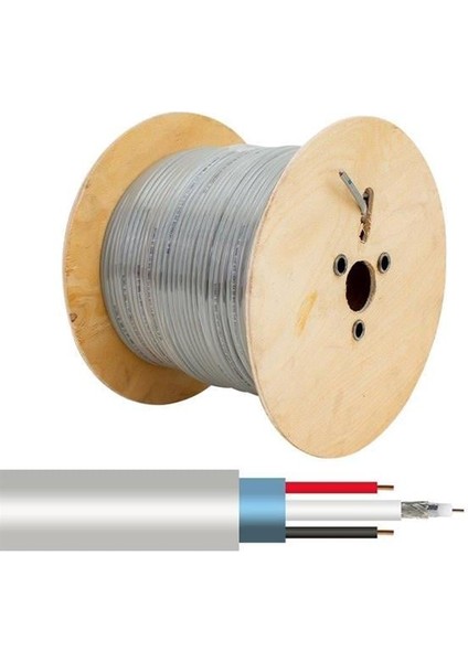 Fırsat Byr 2+1x0.22 mm Cctv Kamera Kablosu 250 Metre Yeni