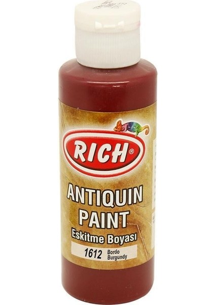 Fırsat Byr Rich 1602 Bordo 120 ml Eskitme Ahşap Boyası Yeni
