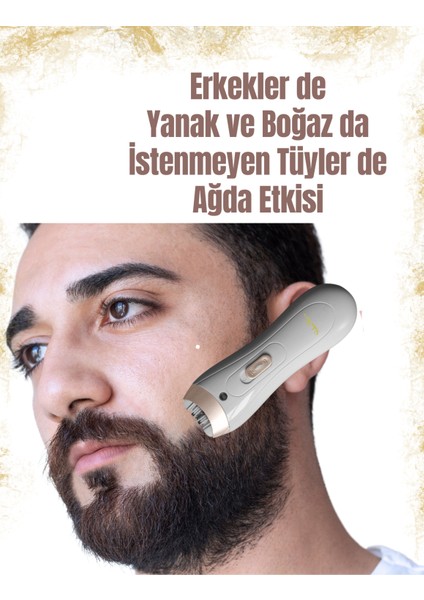 Mini Yüz Epilatörü Cımbızlı (Ip & Ağda Etkisi - Yüz Bölgesi Için Özel Ürün) Pilli