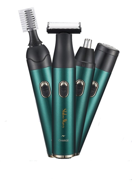 4in1 Şarjlı Lüx Bakım Seti (4 Farklı Başlık)