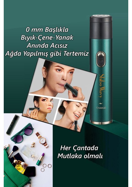 4in1 Şarjlı Lüx Bakım Seti (4 Farklı Başlık)