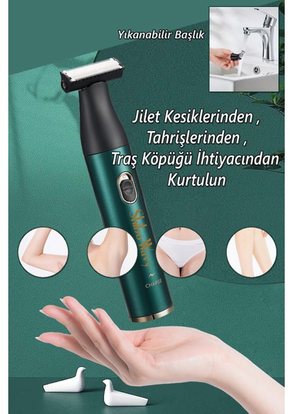 4in1 Şarjlı Lüx Bakım Seti (4 Farklı Başlık)