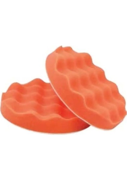 Meşem Pasta Cila Polisaj Süngeri Yumurta Ped 150 mm Turuncu