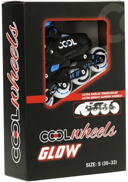Glow Axion Işıklı 4 Tekerlekli 2+2 Ayarlanabilir Paten