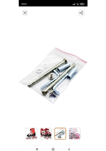 Işıklı Çocuk Pateni ve Kask Dizlik Seti Silikon Teker Metal Gövde Ayarlanir Numaralı 34/37