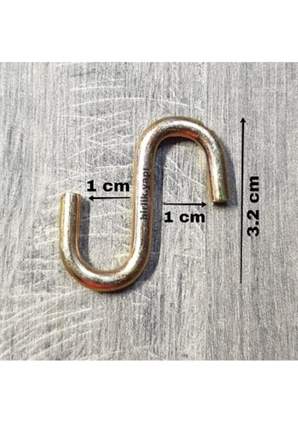 Beşel S Kanca Küçük (1*3.2 Cm) 50 Adet fiyatları