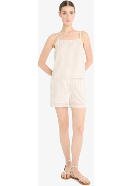 Regular Fit Kare Yaka Çizgili Modal Askılı Bluz F0397AX25SP fiyatları