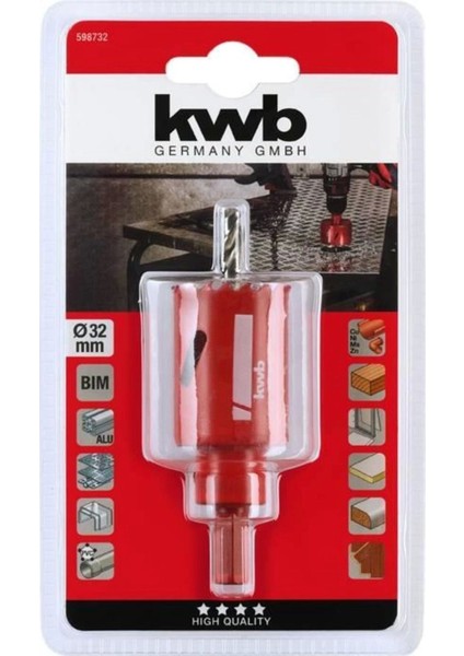 Bi-Metal Panç 32 mm 6 Köşe Soket 49598732