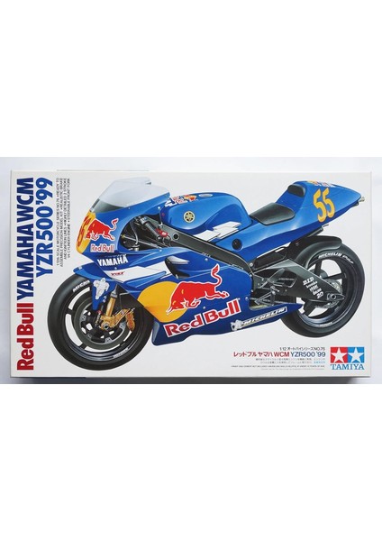Tamiya 14076 Red Bull Yamaha Wcm YZR500 '99 Motosiklet Model Maket Yapım Kiti