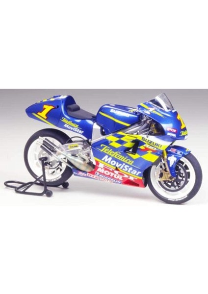 Tamiya 1/12 Telefonica Suzuki Rgv '01 Plastik Motorsiklet Maket Yapım Kiti