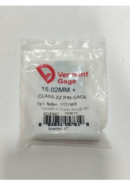 Çelik Pin Kontrol Eşi 15,02MM fiyatları