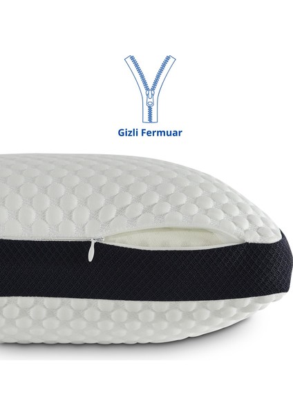 Cooler Soğuk Hissiyatlı Yastık Kılıfı Visco Visko 60X40X14CM fiyatları