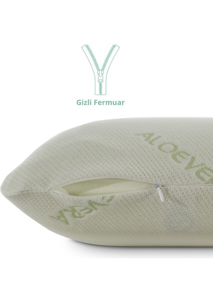 Aloevera Yastık Kılıfı Visco Visko 60X40X14CM fiyatları