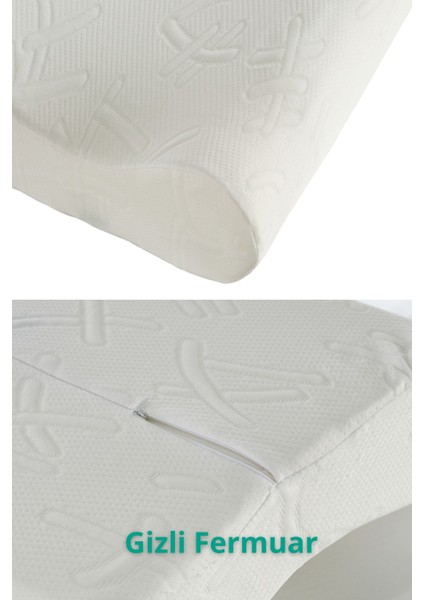 Japon Yastık Kılıfı Çift Taraflı Visco Visko 51X41X13-11CM fiyatları