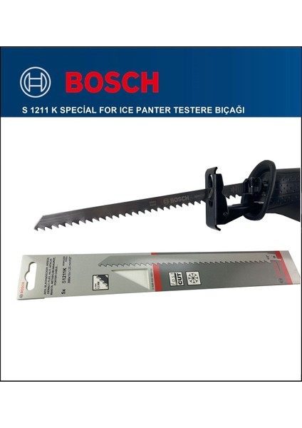 - Tilki Kuyruğu Bıçağı S 1211 K - Buz ve Kemik Kesme 2 608 652 900 2'li Paket