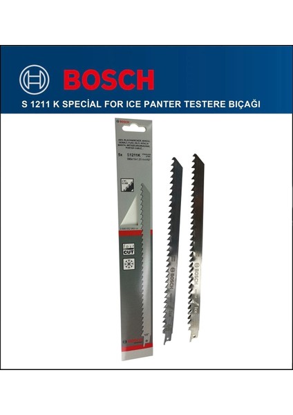 - Tilki Kuyruğu Bıçağı S 1211 K - Buz ve Kemik Kesme 2 608 652 900 2'li Paket fiyatları