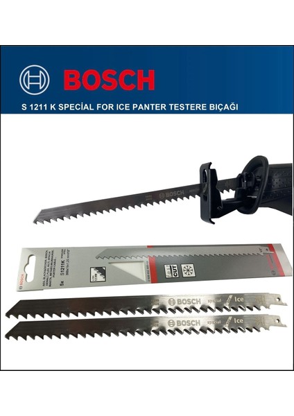 - Tilki Kuyruğu Bıçağı S 1211 K - Buz ve Kemik Kesme 2 608 652 900 2'li Paket fırsatları