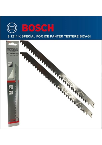 - Tilki Kuyruğu Bıçağı S 1211 K - Buz ve Kemik Kesme 2 608 652 900 2'li Paket indirimleri